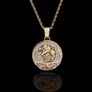 שרשרת הפועל חולון זהב 18 קראט