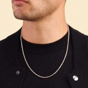 שרשרת שיידי זהב לבן