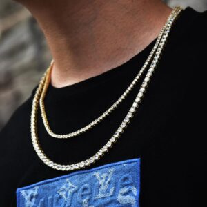 שרשרת טניס זהב 18 קראט