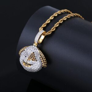 שרשרת אימוג׳י אייס פאפי זהב 18 קראט