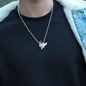 שרשרת צה׳׳ל אייס גבעתי זהב לבן