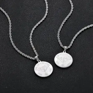 שרשרת מכבי נתניה חלק זהב לבן