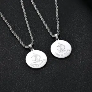 שרשרת הפועל פתח תקוה חלק זהב לבן