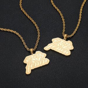 שרשרת מכבי נתניה יהלום FCMN זהב 18 קראט