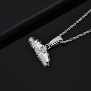 שרשרת צה׳׳ל אייס גולני זהב לבן