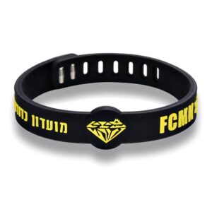 צמיד מכבי נתניה שחור